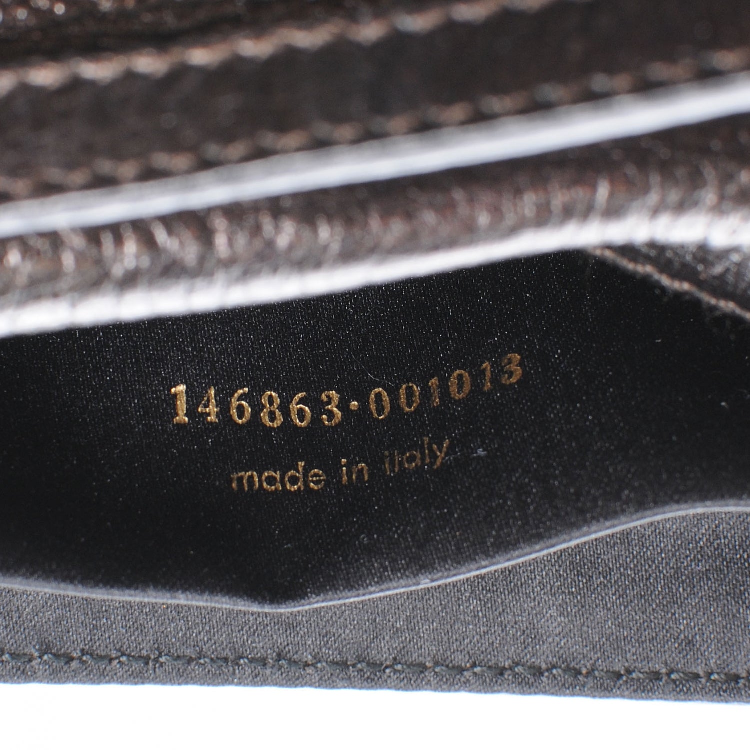 Saint Laurent Leather Byzance Flap Brown 7 of 7