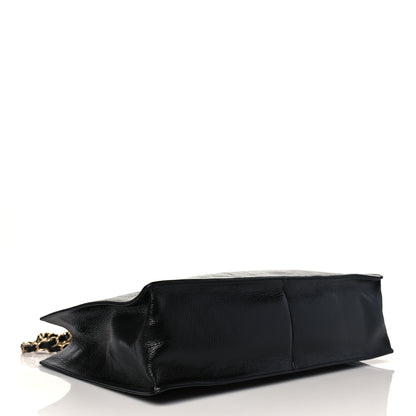 Chanel Shiny Aged Calfskin Shopping Bag Black 4 of 10