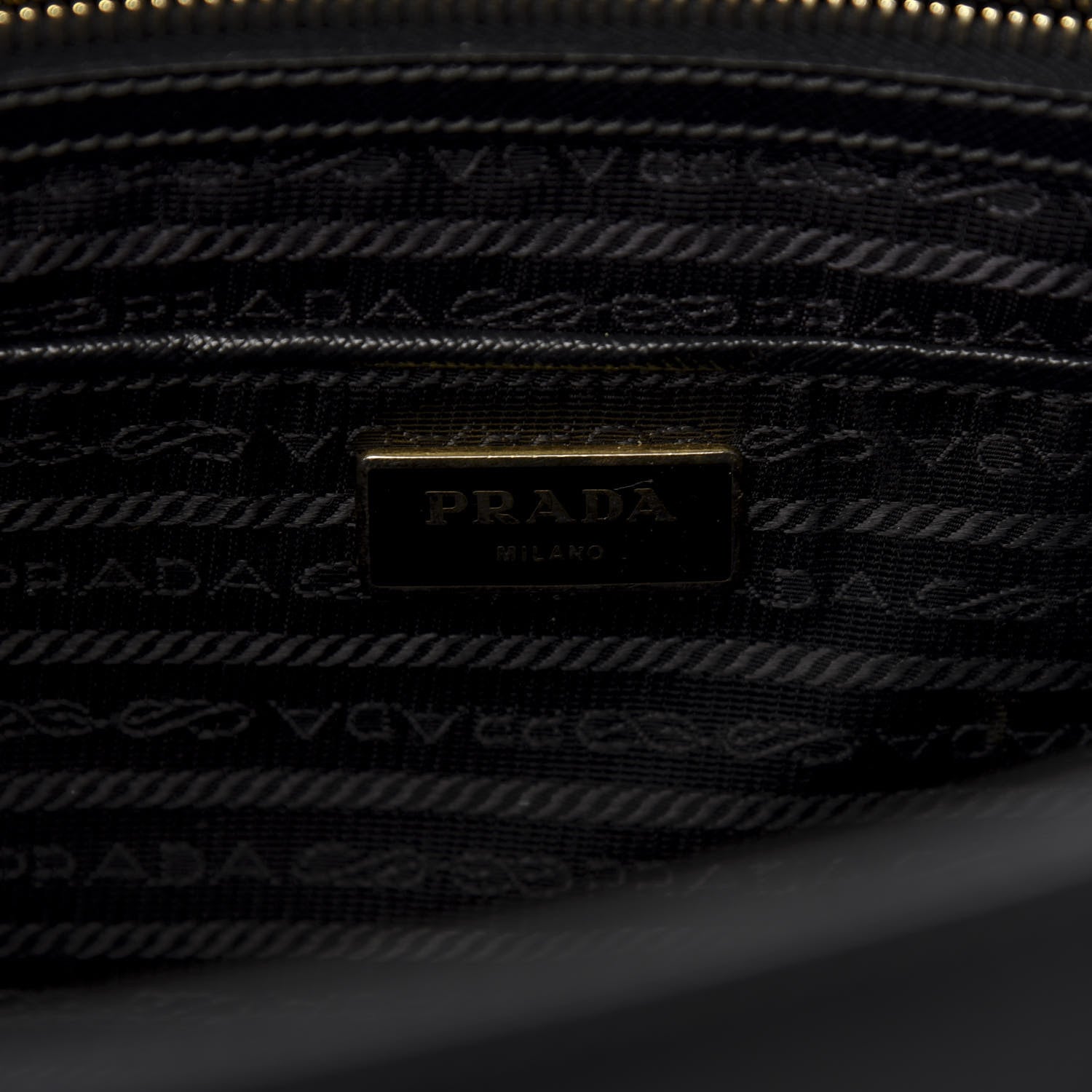 Prada Saffiano Medium Galleria Double Zip Tote Black 7 of 12
