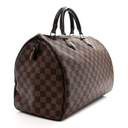 Louis Vuitton Damier Ebene Speedy 35 3 of 10