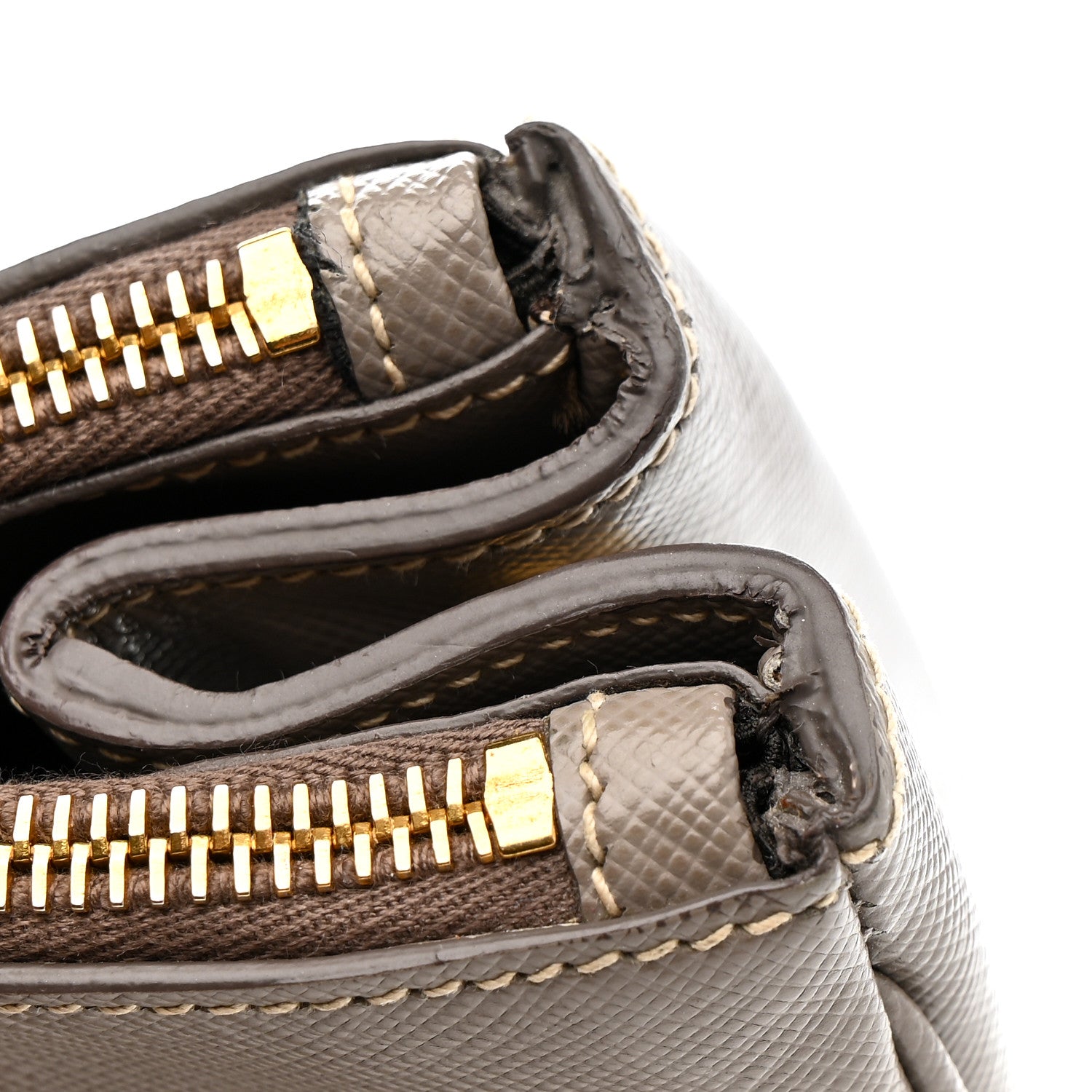 Prada Saffiano Lux Large Galleria Double Zip Tote Argilla 13 of 18
