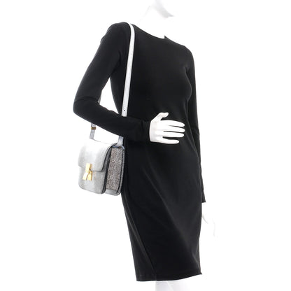 Celine Lizard Medium Classic Box Flap Bag Mineral 2 of 6