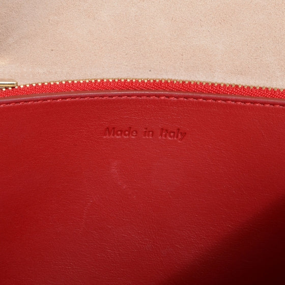 Palmelato Calfskin Blade Flap Red