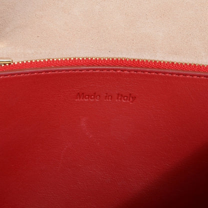 Celine Palmelato Calfskin Blade Flap Red 6 of 10