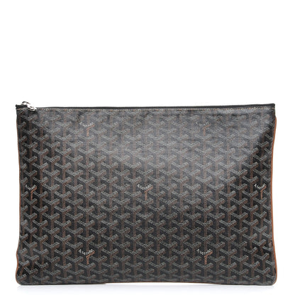 Goyard Goyardine Senat Pochette GM Black Gold 1 of 10