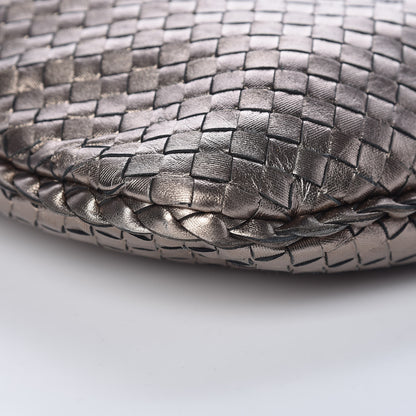Bottega Veneta Nappa Intrecciato Medium Veneta Hobo Pewter 9 of 10