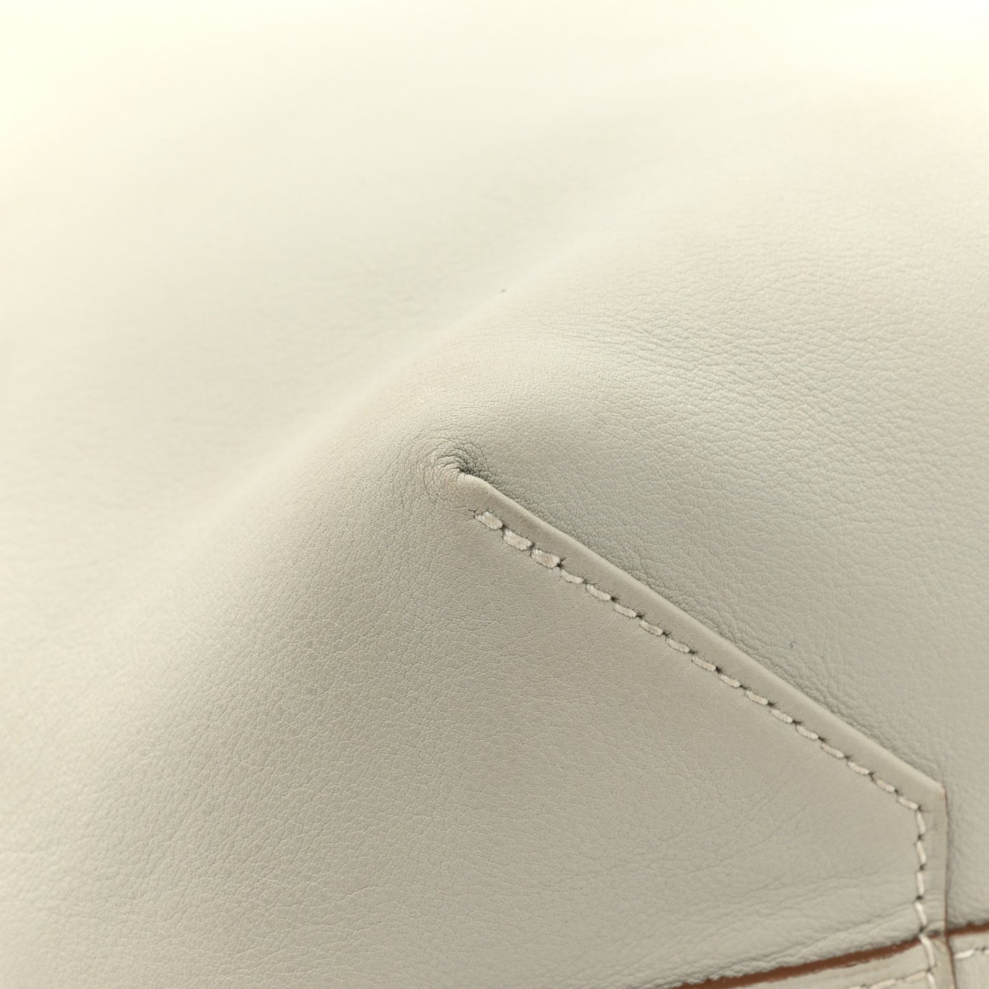 Veau Sikkim Taurillon Clemence Double Sens 36 Reversible Tote Bleu Pale Gris Perle