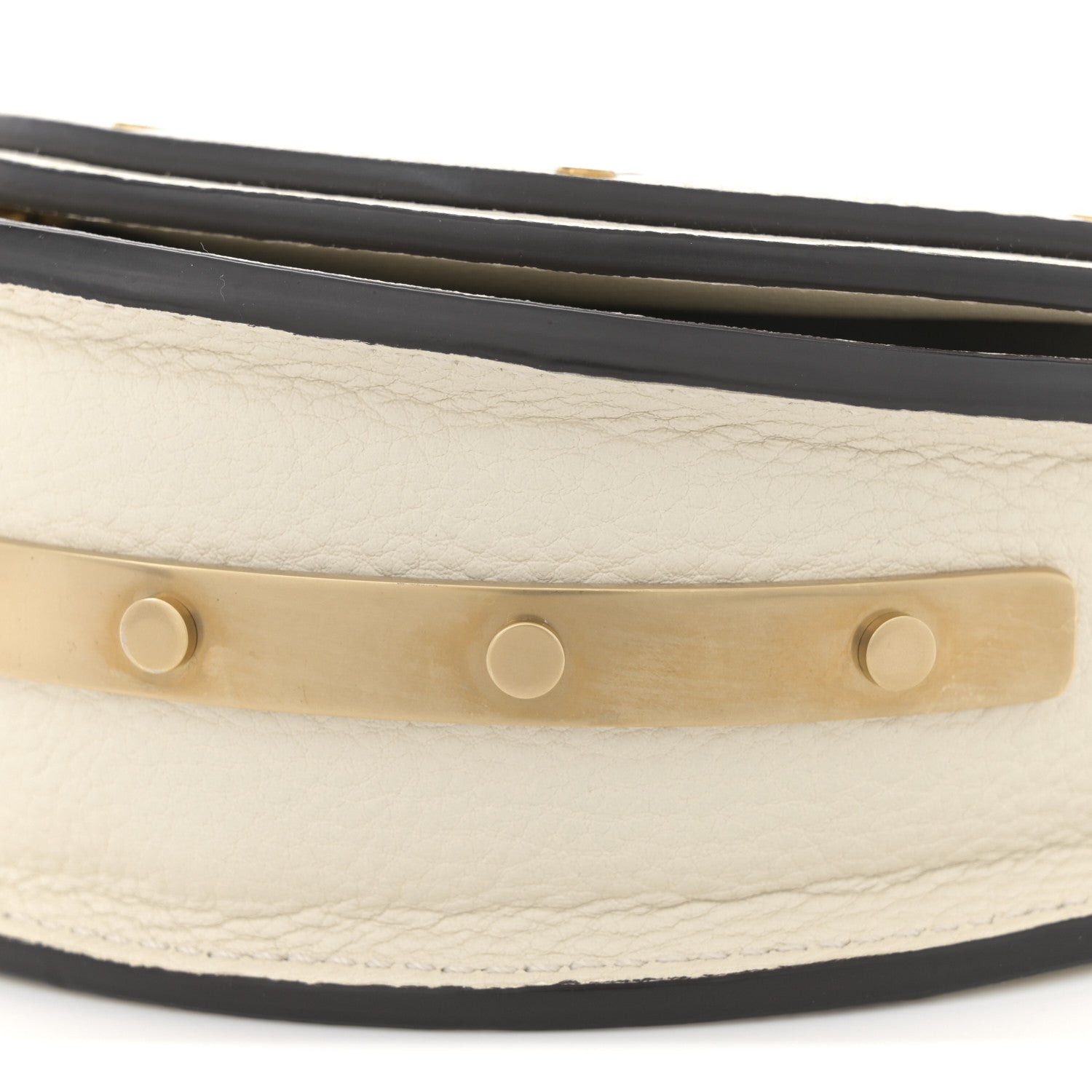 Chloe Calfskin Small Nile Bracelet Minaudiere Bag Off White 9 of 11