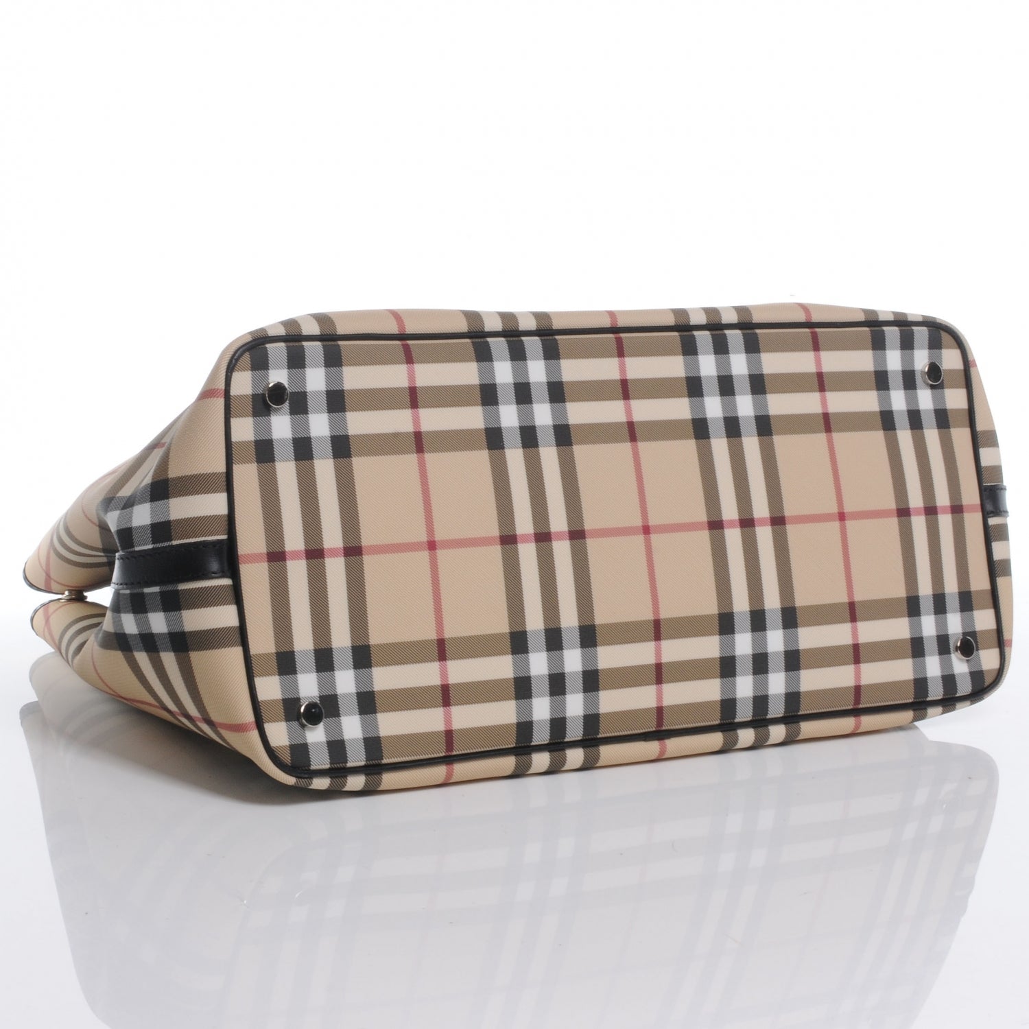 Burberry House Check Buckle Tote Black 4 of 7