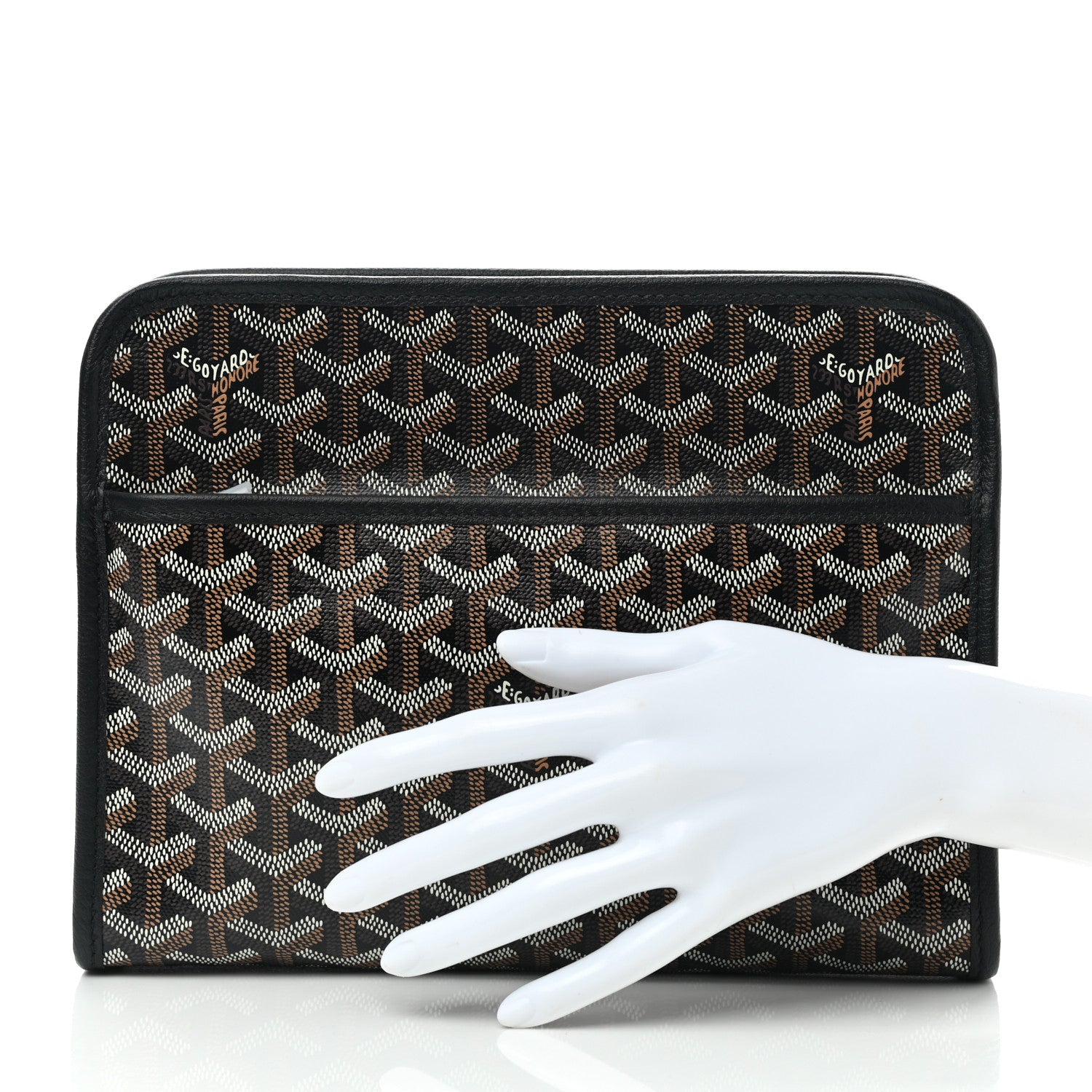 Goyard Goyardine Jouvence MM Toiletry Pouch Black 2 of 5