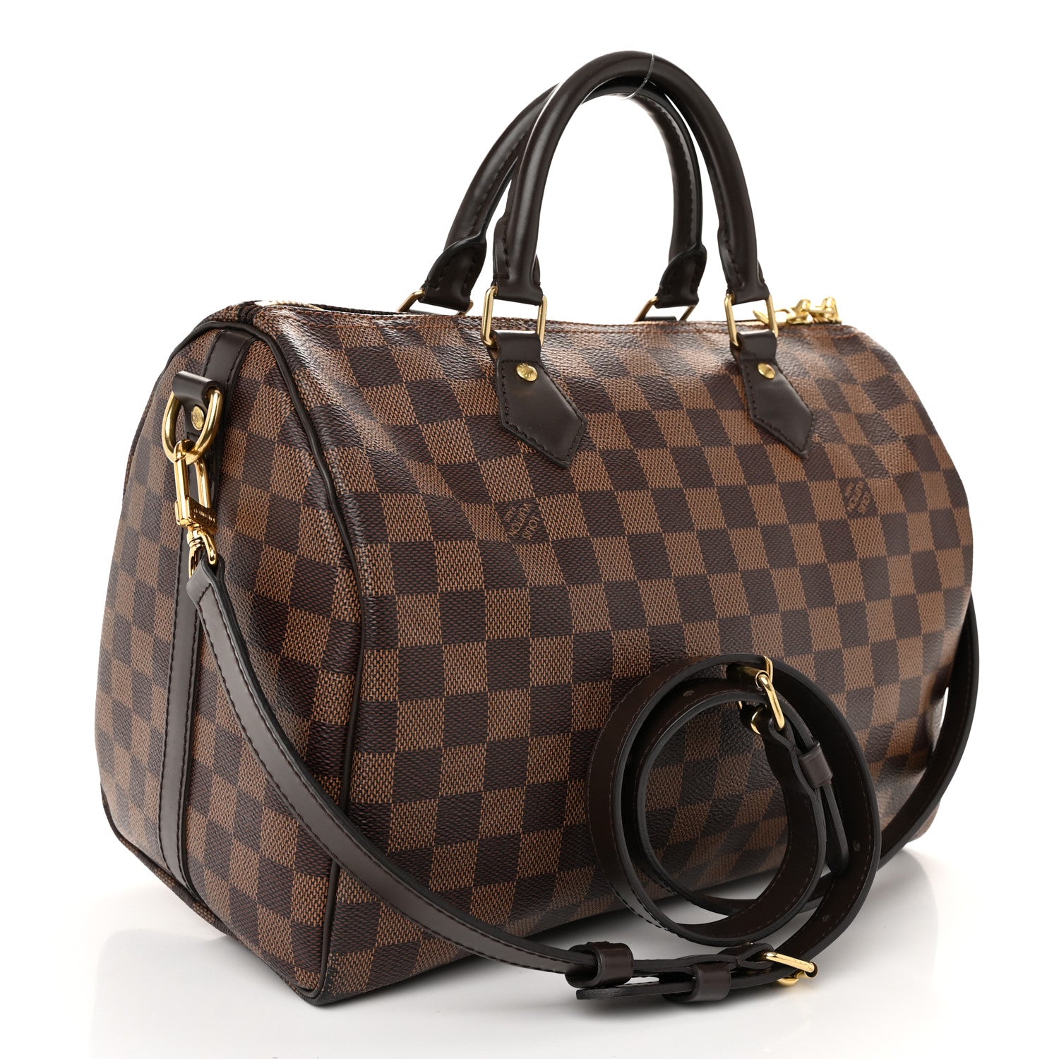 Louis Vuitton Damier Ebene Speedy Bandouliere 30 3 of 11