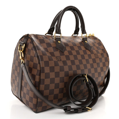 Louis Vuitton Damier Ebene Speedy Bandouliere 30 3 of 11