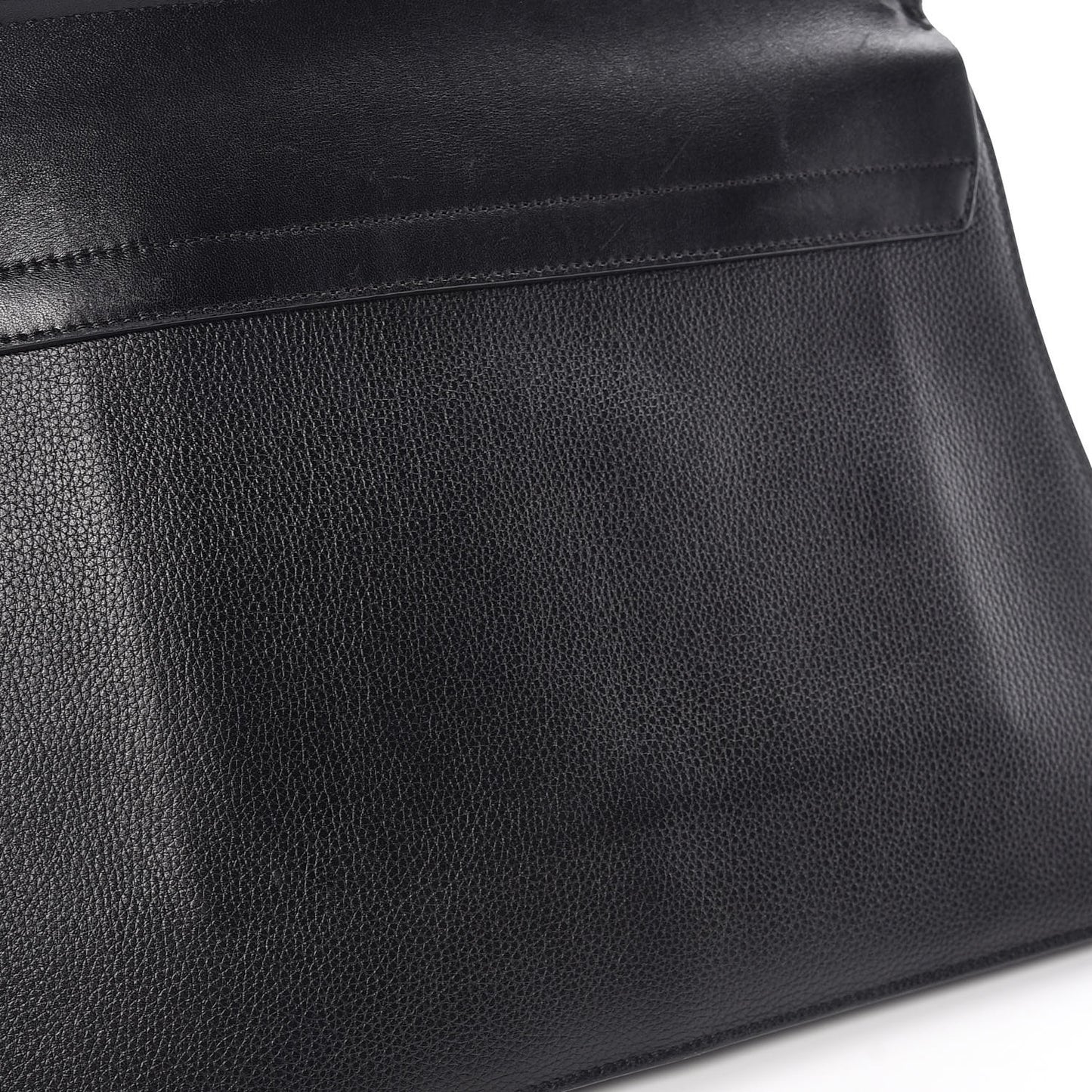 Calfskin Medium Faye Shoulder Bag Black