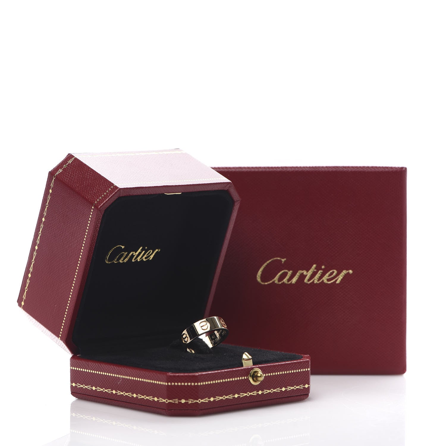 Cartier 18K Yellow Gold 5.5mm LOVE Ring 52 6 5 of 5