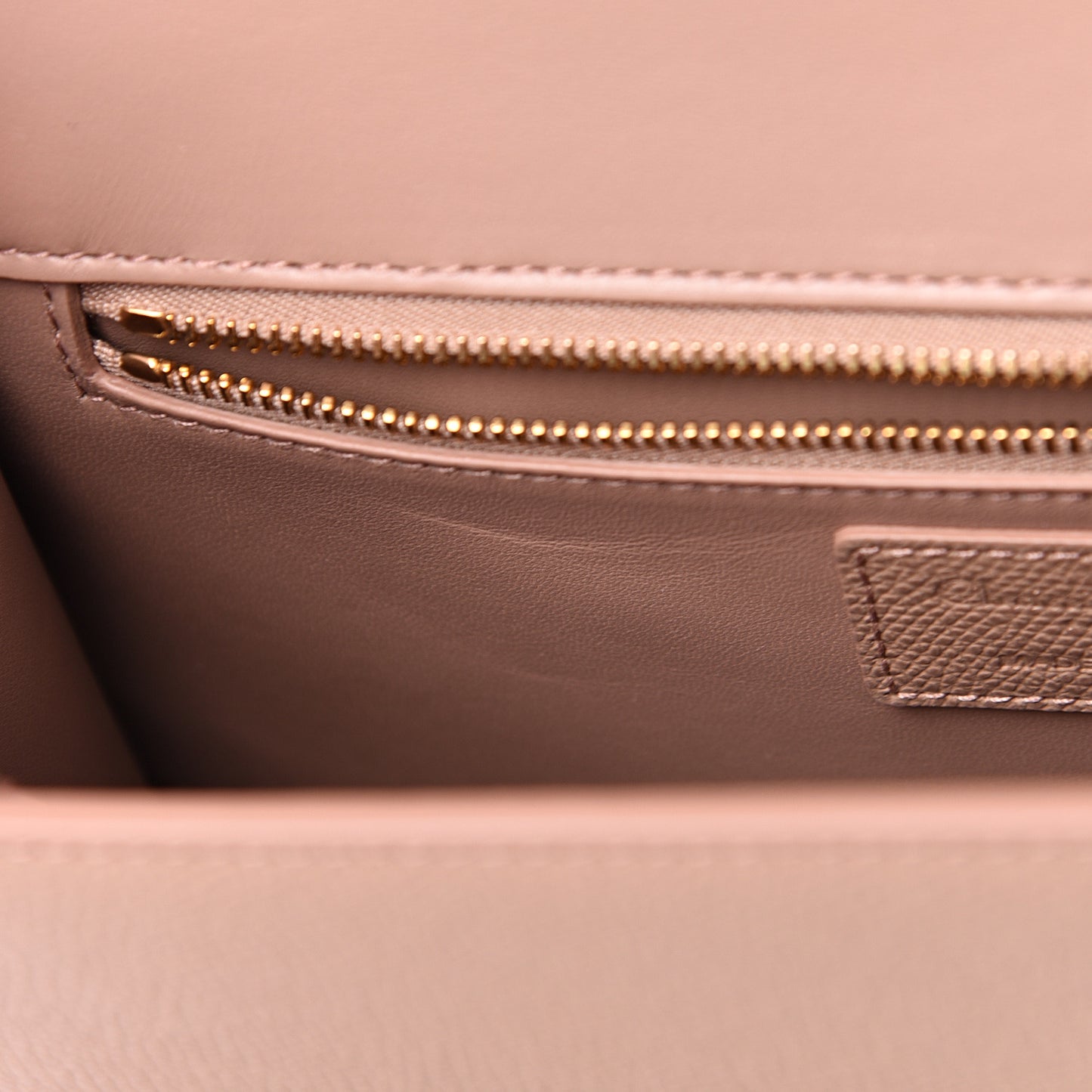 Ultra Matte Grained Calfskin 30 Montaigne Flap Bag Blush