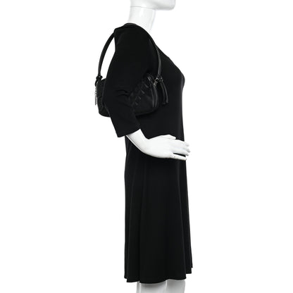 Chanel Calfskin Quilted Large Cambon Bowler Black 2 of 12