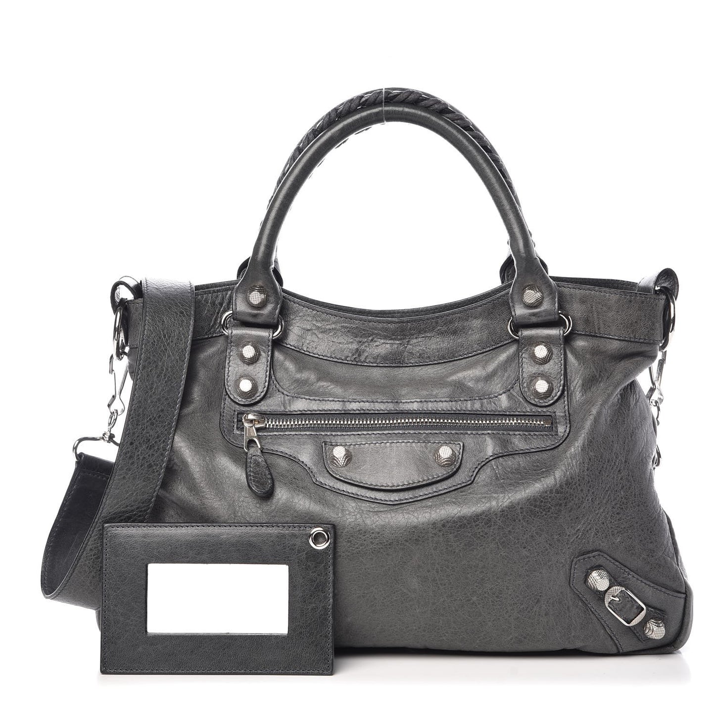 Agneau Giant 12 Silver Hardware Town Anthracite