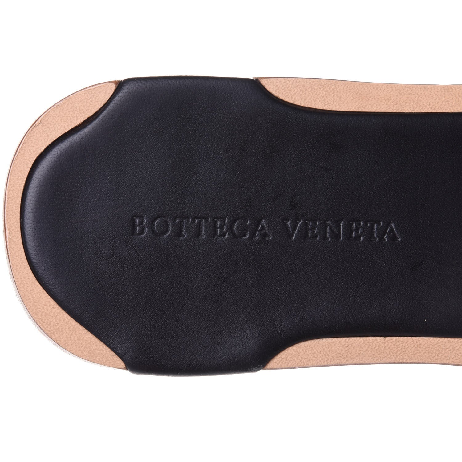 Bottega Veneta Nappa Intrecciato Squared Toe Flat Sandals 40 Black 9 of 9