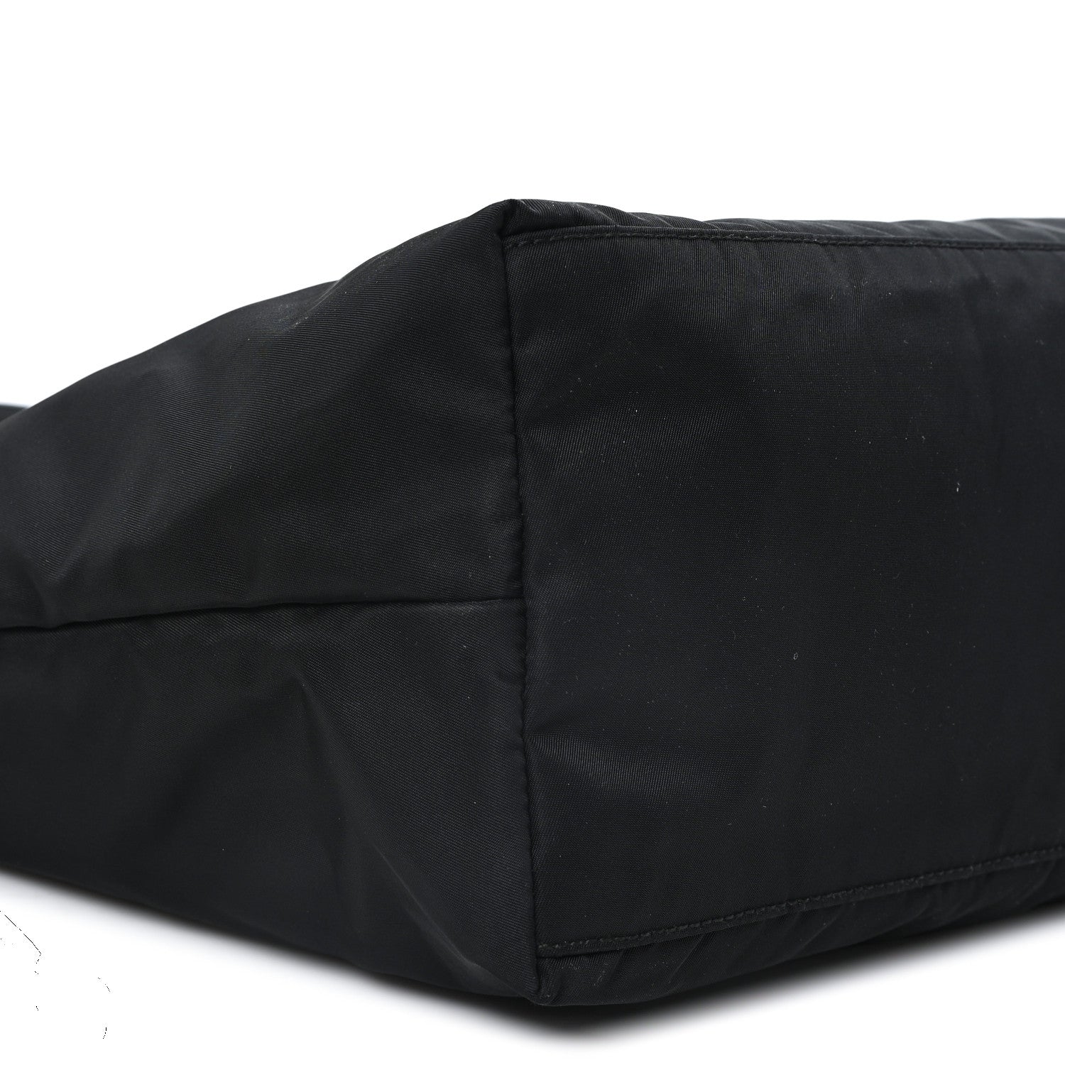 Prada Tessuto Nylon Saffiano Shopping Tote Black 9 of 11