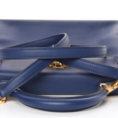 Hermes Swift Kelly Retourne 25 Bleu Saphir 9 of 39