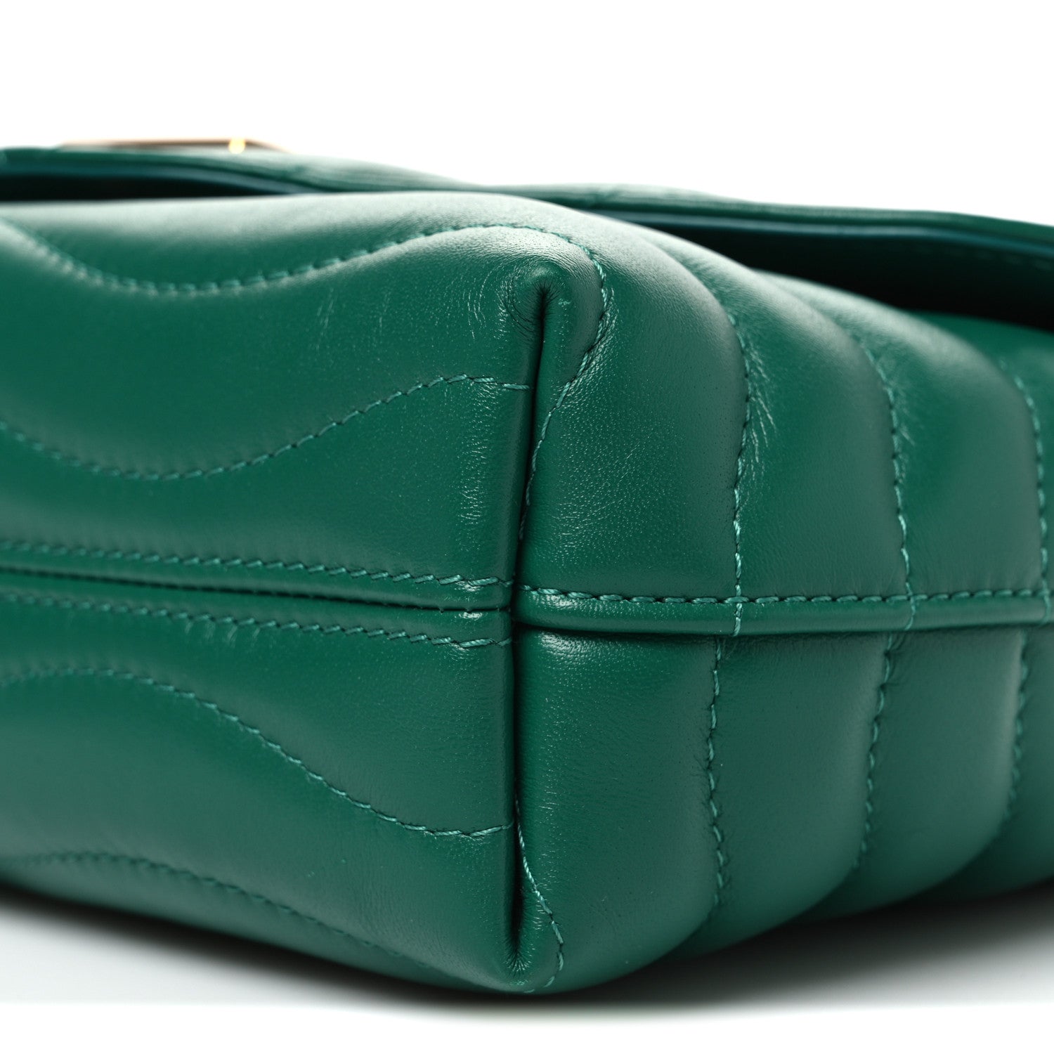 Louis Vuitton Calfskin New Wave Chain Bag MM NM Emerald 9 of 9