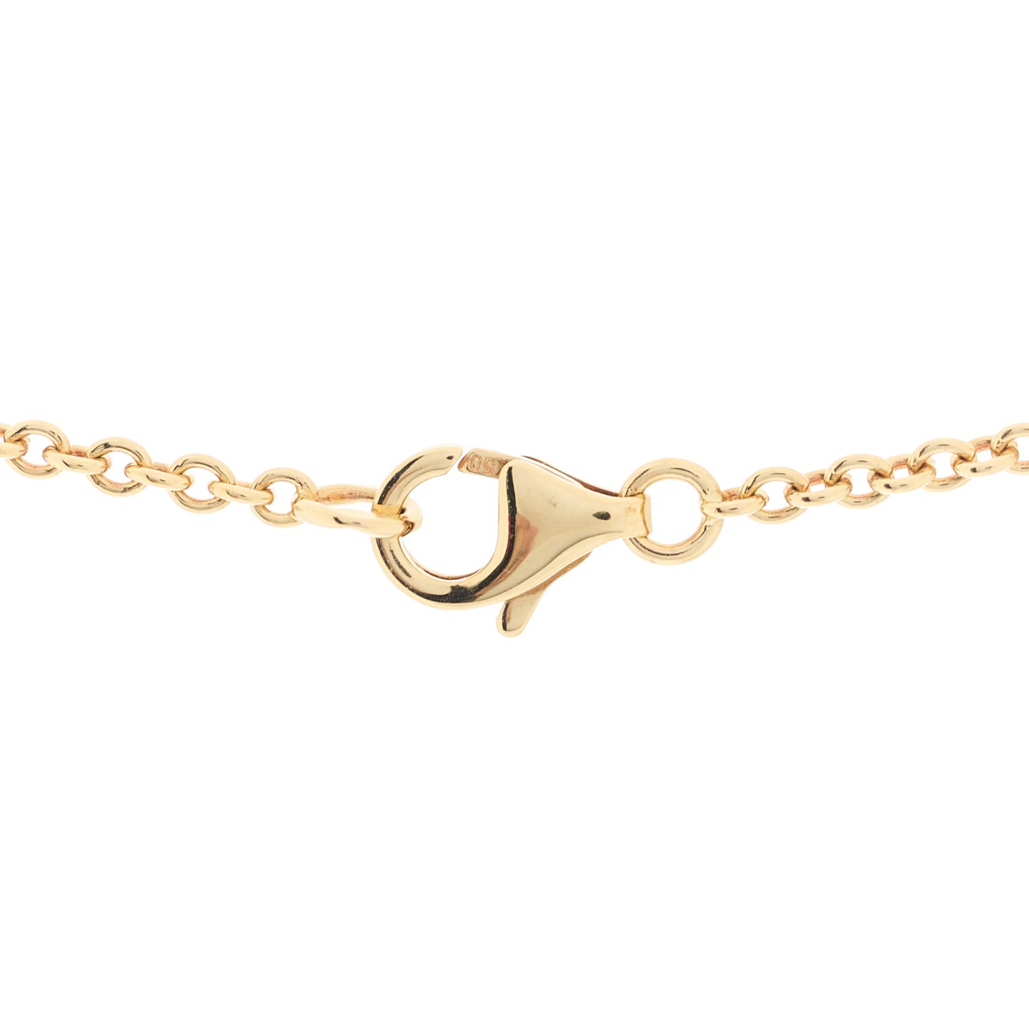 18K Yellow Gold Interlocking LOVE Necklace