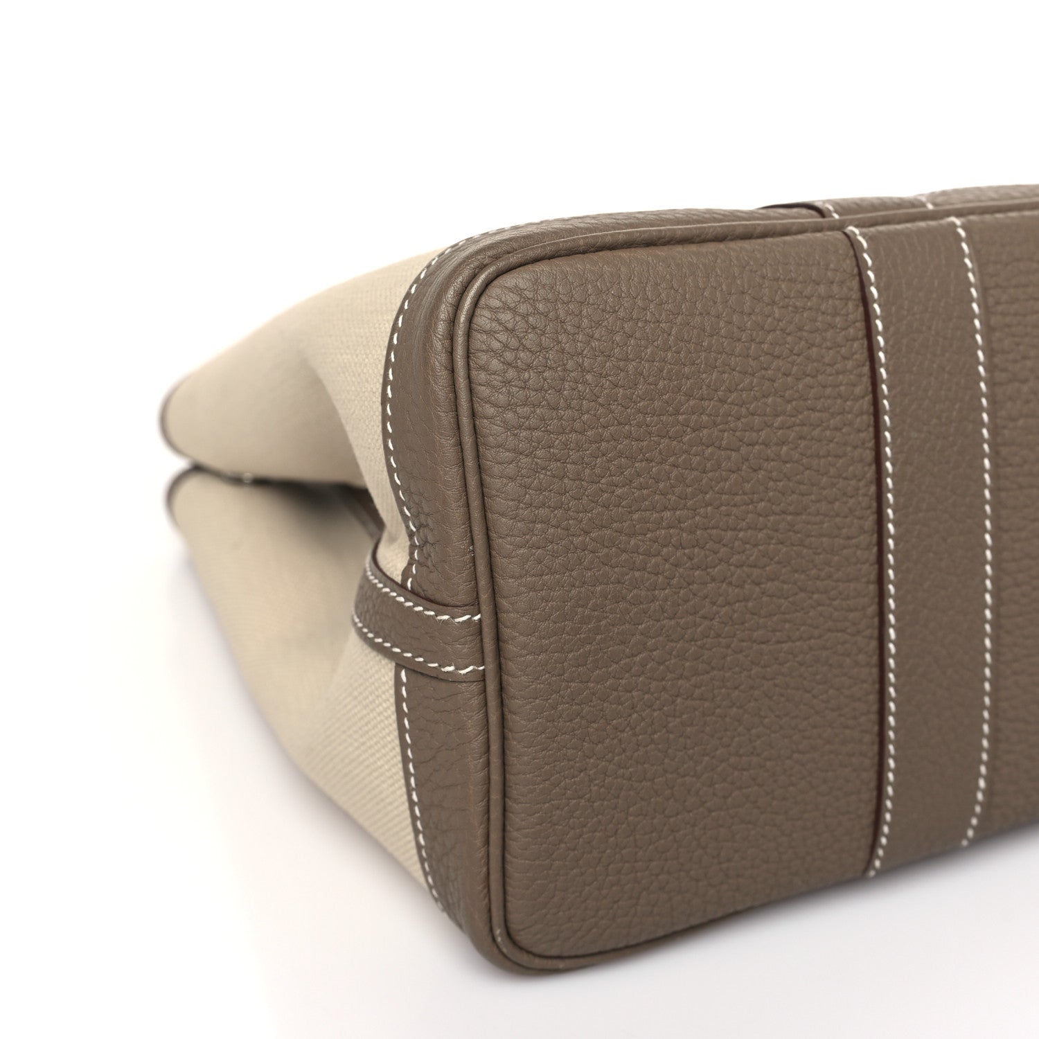Hermes Twill D Negonda Garden Party 30 TPM Tote Beton Etoupe 8 of 10