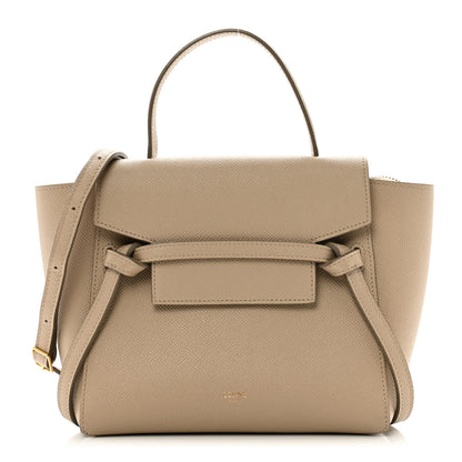 Celine Grained Calfskin Nano Belt Bag Light Taupe 1 of 10