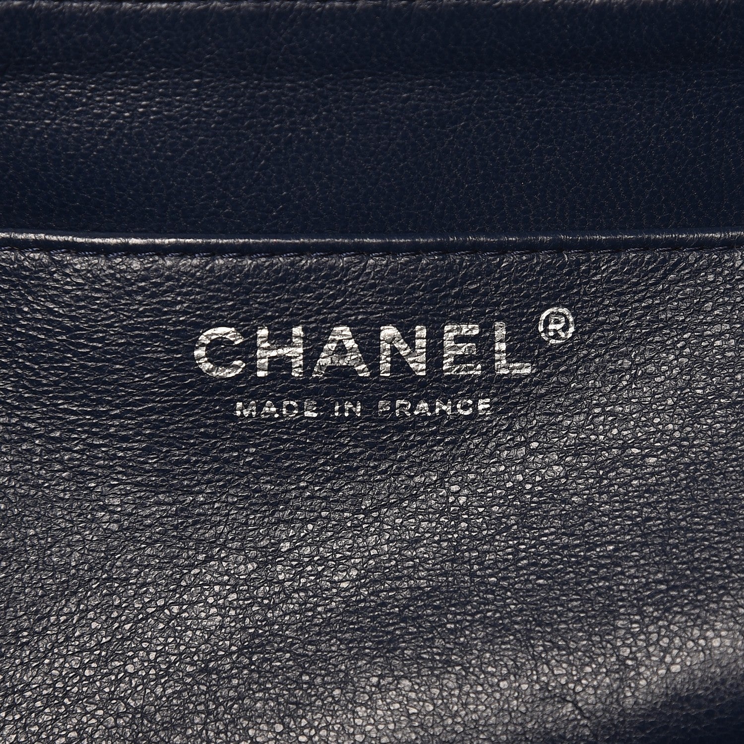 Chanel Lambskin Quilted Maxi Single Flap Navy 7 of 16