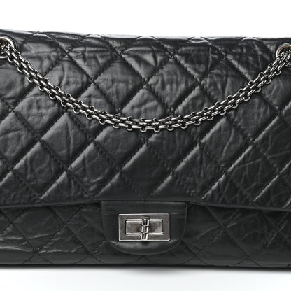 Chanel Aged Calfskin Quilted 2.55 Reissue 227 Flap Black 8 of 10