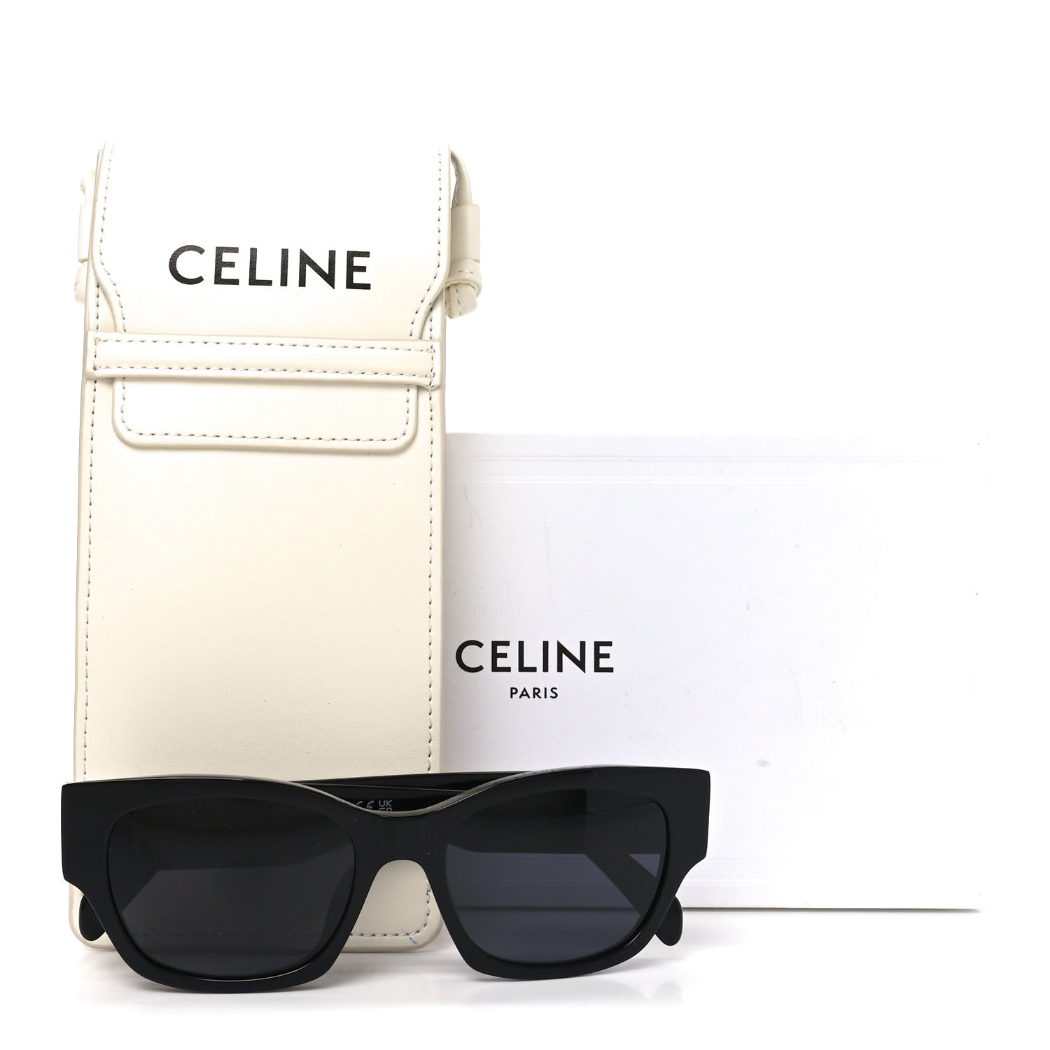Celine Acetate Cat Eye Sunglasses CL40197U Black 7 of 7