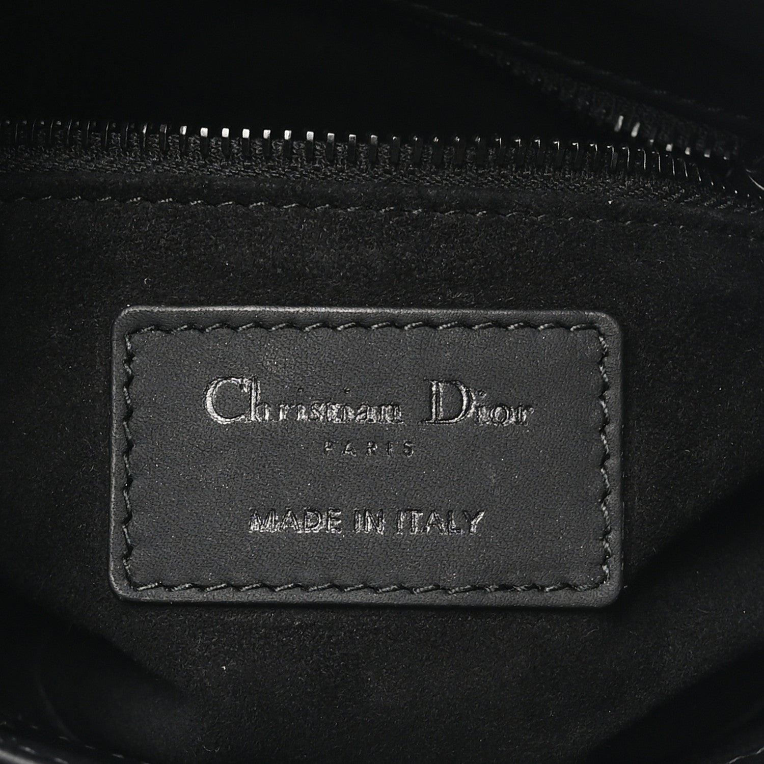 Christian Dior Ultra Matte Calfskin Cannage Mini Lady Dior Black 6 of 10