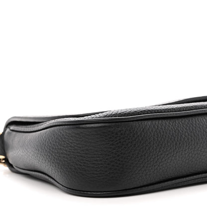 Gucci Pebbled Calfskin Medium Soho Flap Crossbody Black 9 of 10