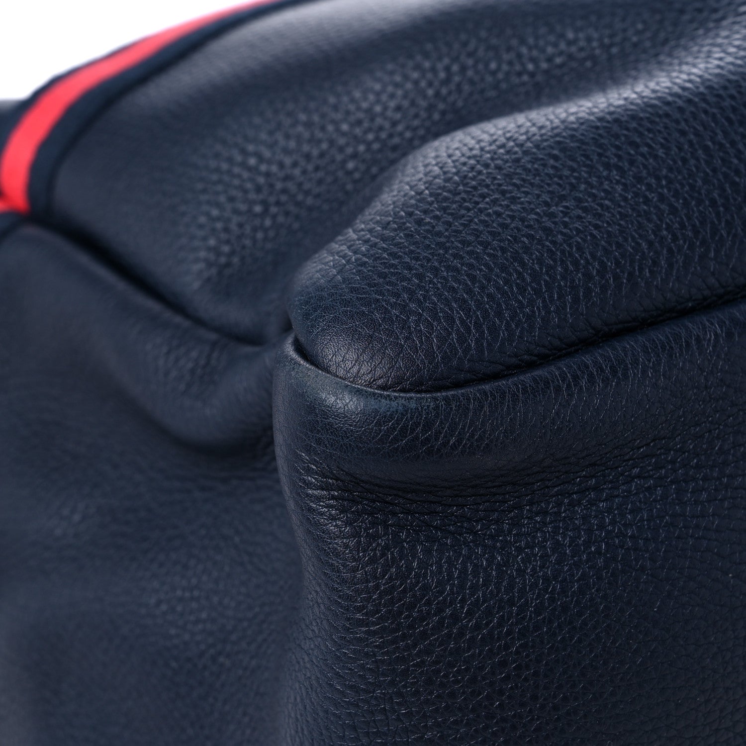 Gucci Calfskin Signature Web Duffle Navy 8 of 16
