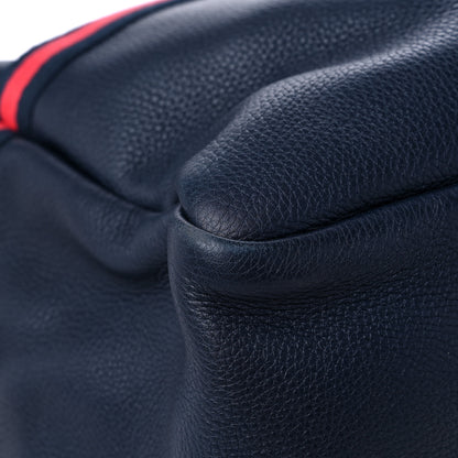 Gucci Calfskin Signature Web Duffle Navy 8 of 16