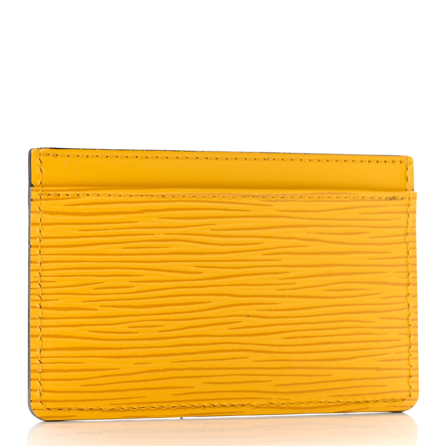 Louis Vuitton Epi Card Holder Jonquille 3 of 8
