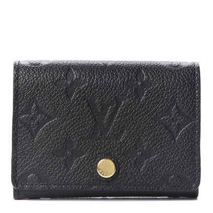 Louis Vuitton Empreinte Business Card Holder Black 1 of 9