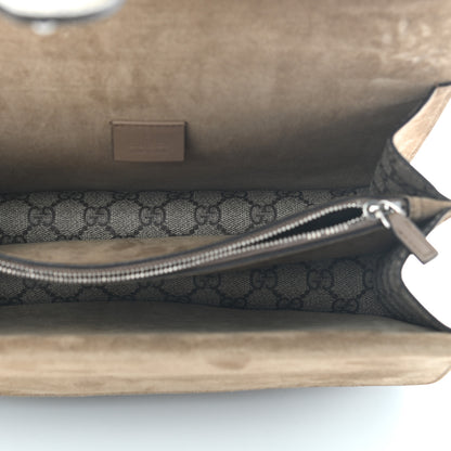 Gucci GG Supreme Monogram Small Dionysus Shoulder Bag Taupe 5 of 9