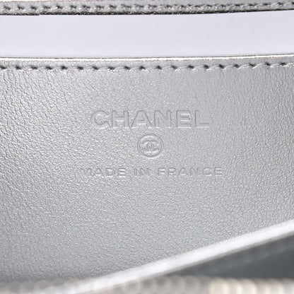 Chanel Metallic Gradient Calfskin Quilted Camera Case Blue Yellow Purple 6 of 11