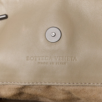 Bottega Veneta Nappa Intrecciato Medium Pavone Tote Beige Black 10 of 15