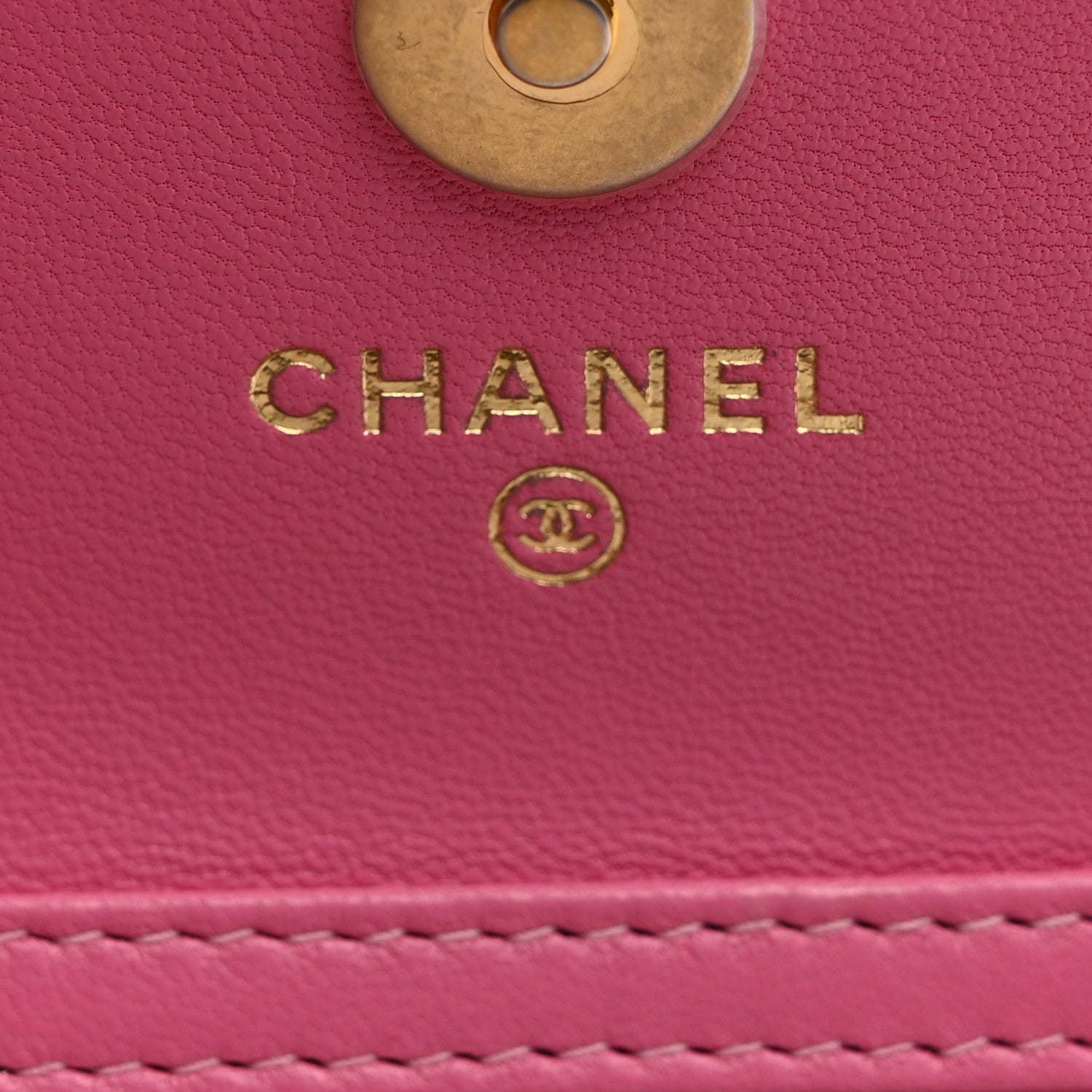 Chanel Lambskin Quilted Pearl Crush Clutch With Chain Pink 9 of 12