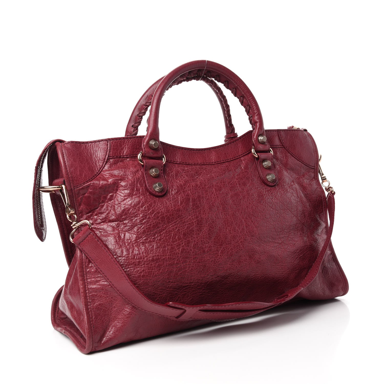 Balenciaga Agneau Giant 12 Rose Gold Hardware City Cassis 3 of 10
