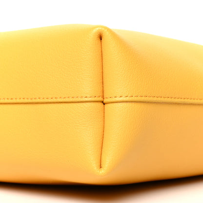 Saint Laurent Calfskin Toy Shopping Tote Yellow 9 of 10