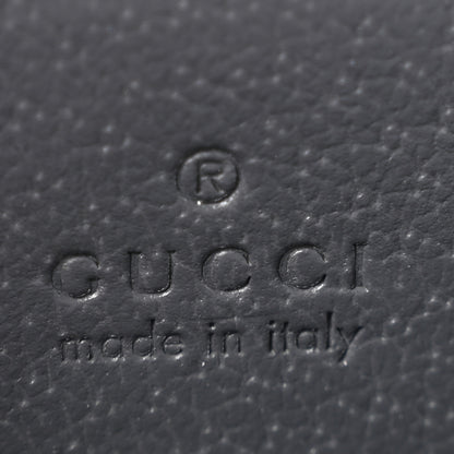 Gucci GG Supreme Monogram Zip Card Case Black Grey 6 of 8