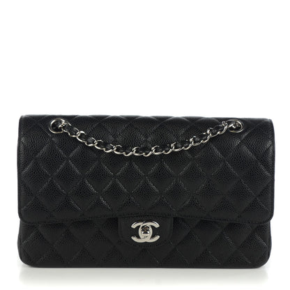 Chanel Caviar Quilted Medium Double Flap Black 1 of 8