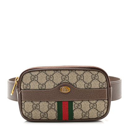 Gucci GG Supreme Monogram Ophidia Belted iPhone Case 85 34 Dark Brown 1 of 11