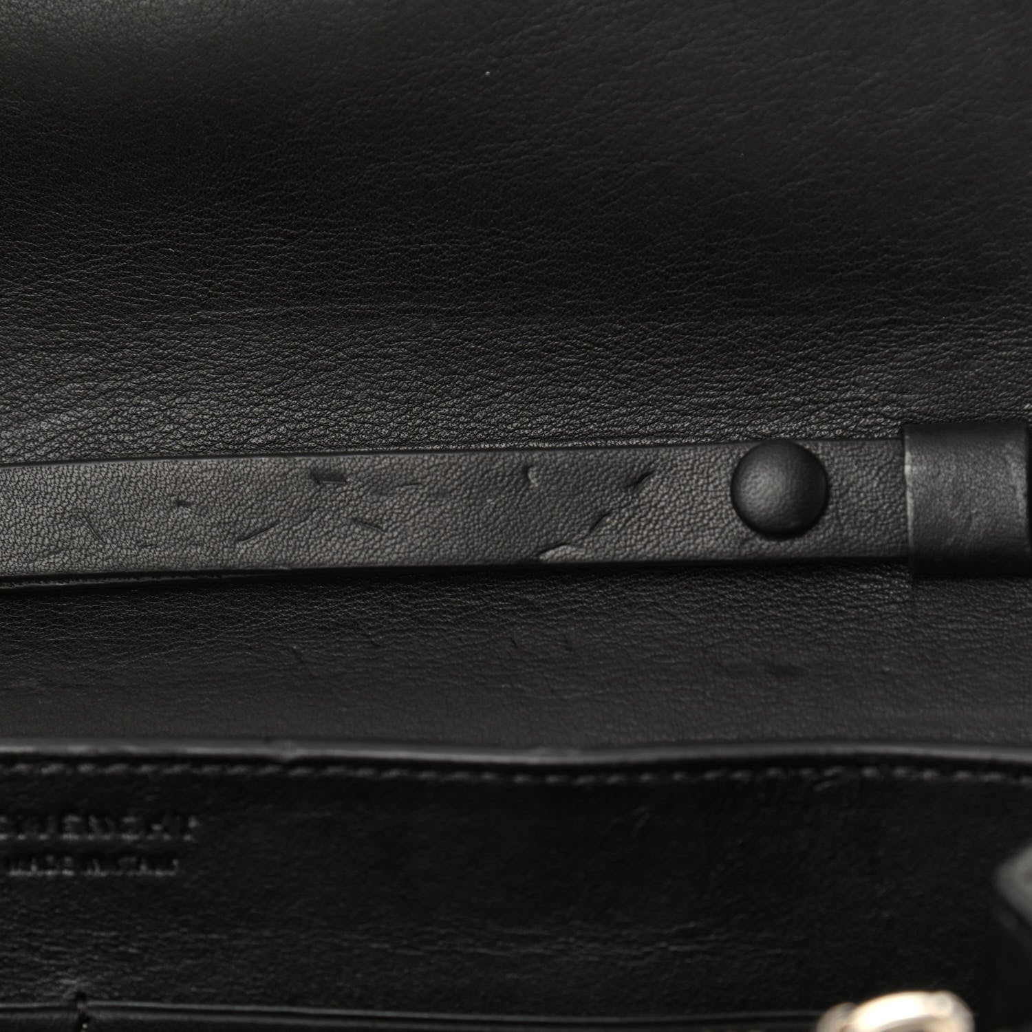 Givenchy Calfskin Shark Lock Chain Wallet Black 10 of 10