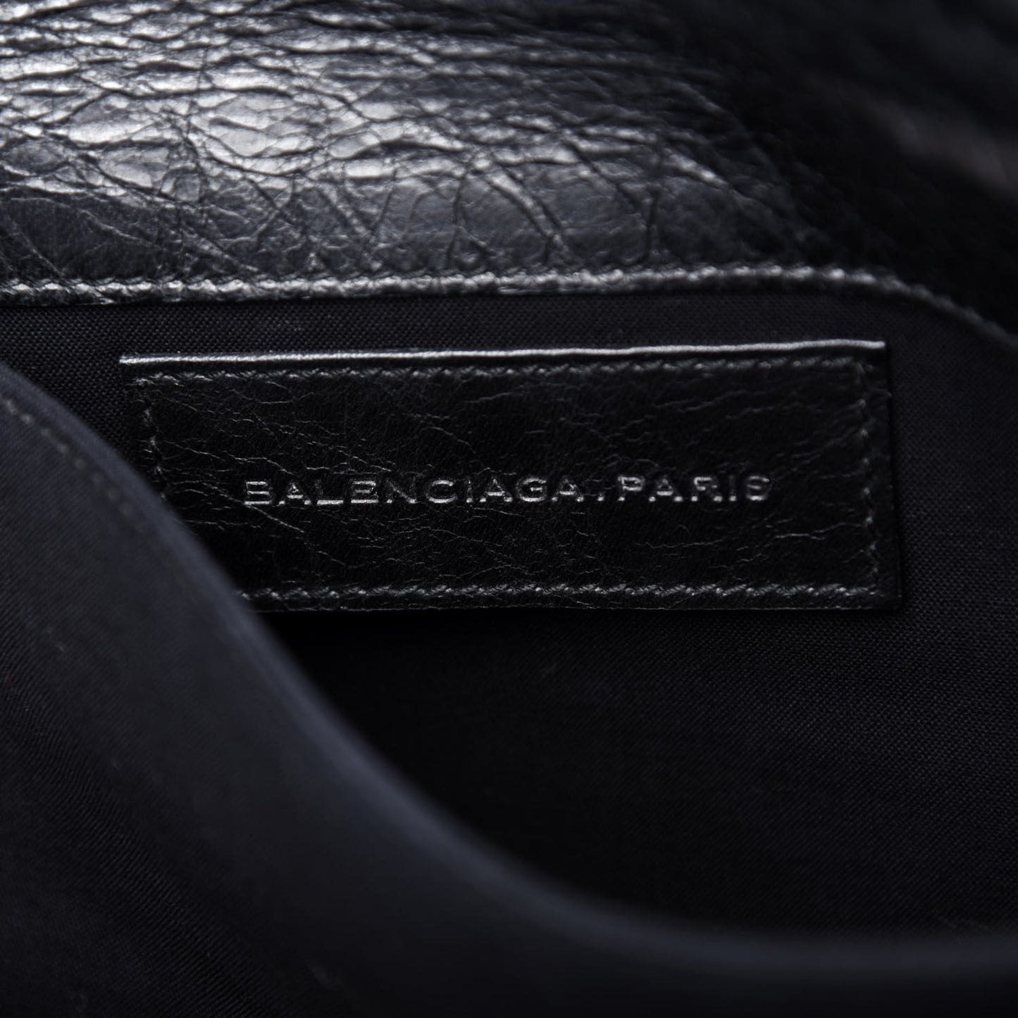 Agneau Giant Brogues Hardware Envelope Clutch Black