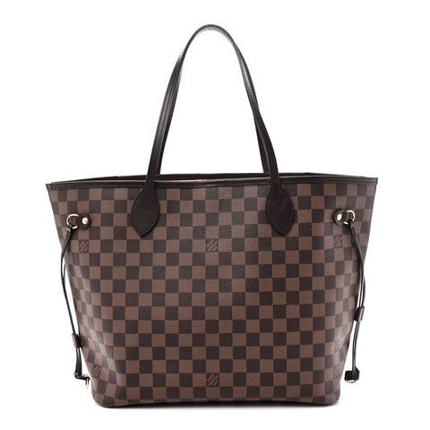 Damier Ebene Neo Neverfull MM Rose Ballerine