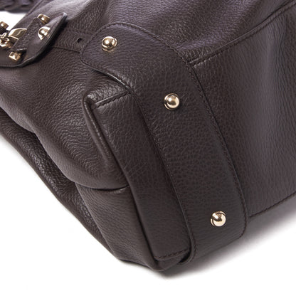 Gucci Calfskin Medium Pelham Shoulder Bag Dark Brown 5 of 8